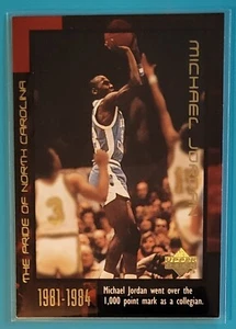 1999 Upper Deck The Pride of North Carolina #7 Michael Jordan Tar Heels Card - Bild 1 von 2