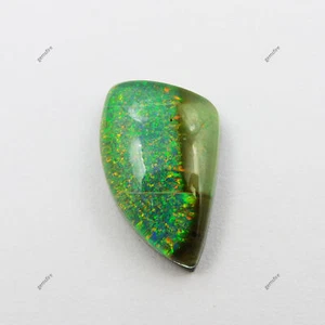 Piedra preciosa suelta monarca 7,20 quilates corte elegante natural multicolor ópalo CERTIFICADO - Imagen 1 de 12