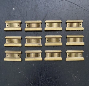12 Vintage Brass Toned Ormolu Furniture Leg Foot Clock Decorative Mount Hardware - Picture 1 of 5