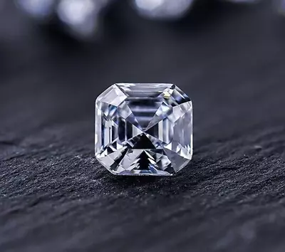 Loose Lab Grown CVD Diamond 6.00 MM Asscher D Color FL Clarity Certified Diamond - Image 1 of 4
