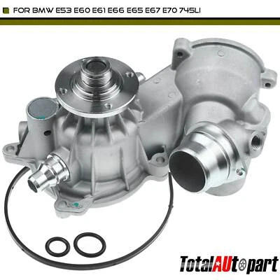 Engine Water Pump for BMW E65 745i 2002-2003 760i 2004-2006 760Li 2003-2012 4.4L - Image 1 of 4