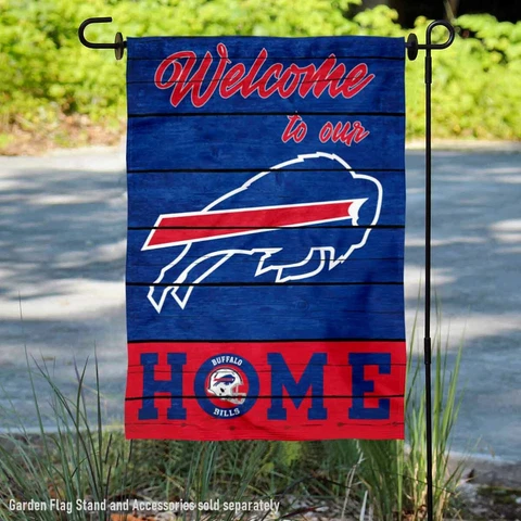 Buffalo Bills Welcome Home Decorative Official Garden Yard Banner Flag Cover