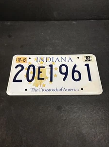 Placa de matrícula de Indiana 2003 símbolo del estado de Indiana del condado de Elkhart 20E1961 - Imagen 1 de 5