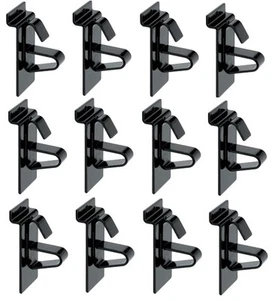 SET OF 12 PIECES SLAT WALL METAL "J" WHEEL RIM DISPLAY HOOK NEW (12) HOOKS  - Picture 1 of 1