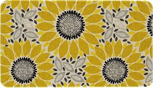 Mloabuc® Sunflower Kitchen Rug Sets 2 Piece Farmhouse Flowers Kitchen Mats - Picture 1 of 7