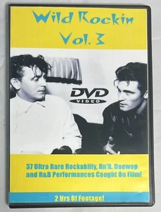 Wild Rockin Vol. 3 [DVD] 37 Ultra Rare Rockabilly, Rn'R, Doowop, R&B Performance - Picture 1 of 4
