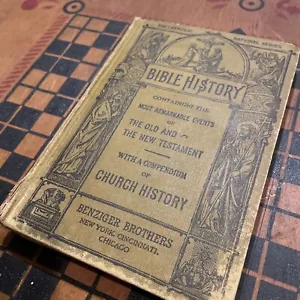 Bibelgeschichte katholische Kirche Doppelgeschichte 1904 Benzigerbrüder Bischof von Cleveland - Bild 1 von 11