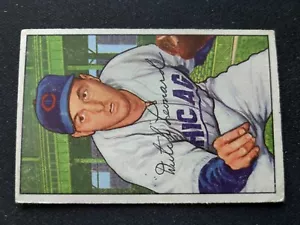 1952 Bowman Baseball Card # 159 Dutch Leonard - Chicago Cubs (VG/EX) - Picture 1 of 3