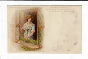 1901 Tennyson Die Tochter des Müllers Postkarte p2099 - Bild 1 von 2