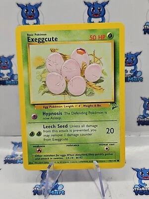 Exeggcute 74/130 Base Set 2 Pokemon LP - Image 1 of 2