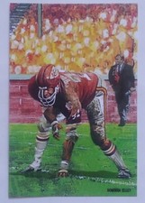 Ed Budde Kansas City Chiefs 4x6 Art Card Custom Football AFL 