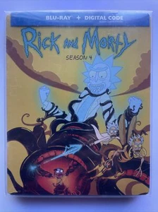 NEW. RICK & MORTY SEASON 4 STEELBOOK(Blu-Ray, Limited Edition) - Picture 1 of 4