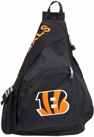 NWT NFL Cincinnati Bengals Leadoff Slingbag Sling School Gym Travel Backpack Cover