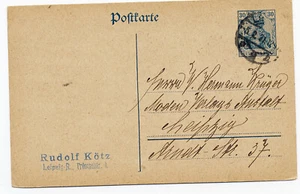 Germany 1921 Rate Increase to 30 Pf Postal stationery Card H&G #120 Leipzig - Picture 1 of 3