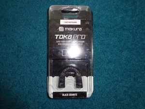 NEW MAKURA TOKA PRO SERIES Mouthguard/ Gum Shield JUNIOR. Black Granite - Picture 1 of 2