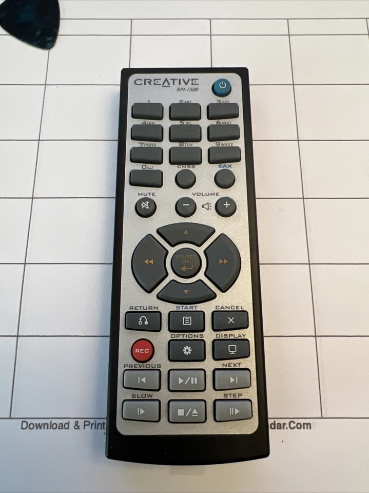 BRAND NEW Creative Technology RM-1500 Sound Blaster Audigy Remote - Image 1 of 3