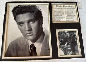 Elvis Presley Memorabilia Foto e Filmografia con Bordo Foto 13x10" (LEGGI) - Foto 1 di 6