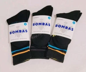 3 Pair Bombas Calf Socks Size Small Women 4-7.5 Youth 9-4 - Picture 1 of 2