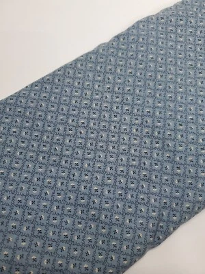 Old Glory Gatherings Fabric Moda Blue Floral Primitive Sew Quilt ONE YARD  - Image 1 of 2