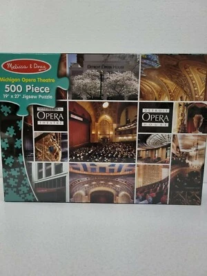 Rompecabezas Melissa & Doug Michigan Detroit Opera House Theatre 500 piezas nuevo Foto 1 de 4