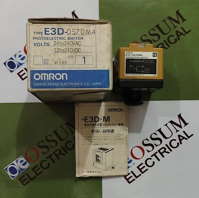 OMRON E3D-DS70M4 PHOTOELECTRIC SWITCH VOLTAGE 24-240VAC/DC FREE FAST SHIPPING - Image 1 of 4