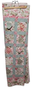 Vintage Patchwork Elk Grove California Quilt Guild 52"x56" Floral Heart Handmade - Picture 1 of 3
