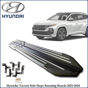 FOR HYUNDAI TUCSON 2021-2024 ONWARD INTEGRATED RUNNING BOARDS - SIDE STEPS PAIR - Picture 1 of 8