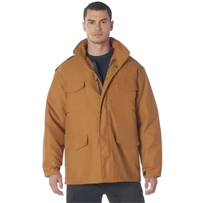 Camo M-65 Field Coat Camouflage Army M65 Tactical Uniform Military Jacket M1965 - Image 1 of 4