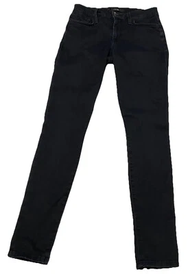 Joes Zara Jeans Womens 27 Black Denim Jeans Skinny HAS DISTRESSING/AGING/FADING - Image 1 of 4