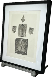 ANTIQUE FRENCH ENGRAVING NEW FRAME SPITZER COLLECTION No 4 ORIGINAL HELIOGRAVURE - Picture 1 of 17