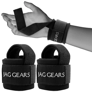 Jag Powerlifting Straps, Adjustable Weight lifting Straps for Gym Training - Picture 1 of 7