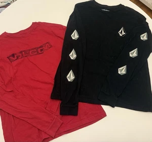 Volcom Boys Long Sleeve Tee Lot Of 2 Size XL Youth Skate Surf - Picture 1 of 1