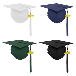 Graduation Hat Party Supplies Bachelor Cap for Women Men Adults High School - Picture 1 of 21