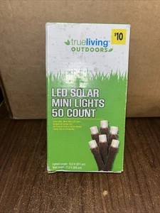 Trueliving Outdoor LED Solar Mini Lichter 50 Stück 12 Fuß - Bild 1 von 5