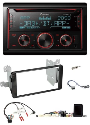 Pioneer 2DIN DAB Lenkrad Bluetooth USB CD Autoradio für Mitsubishi Outlander 19- - Bild 1 von 4