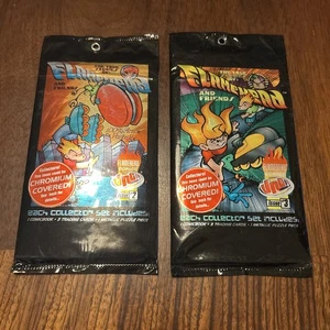 JNCO Card 1997 The True Stories Of Flamehead #2 und #3 Collectors Sets - Bild 1 von 2