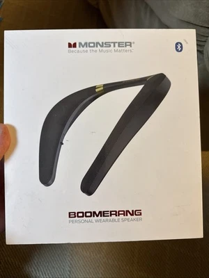 MONSTER Boomerang Neckband Bluetooth Personal Wearable Speakers (READ DESC) - Image 1 of 2