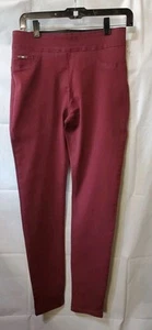 Pantalones de mezclilla ajustados Coco + Carmen adelgazantes para adelgazar barriga talla M granate - Imagen 1 de 10