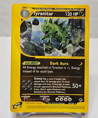 Tyranitar 66/165 Rare Expedition Pokemon 545 - Image 1 of 4