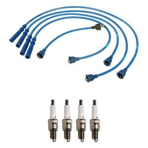 NGK 7mm Wire Set 4 Denso Nickel Spark Plug Kit For Pickup Trooper 2.3 2.6 L4 - Picture 1 of 1