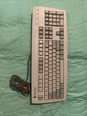 1996 Clean Gateway 2000 Keyboard PS/2 Wired Vintage 2196003-00-001 Tested - Image 1 of 2