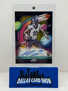 2024 Topps Chrome Cosmic #FFS-BN Bo Nix First Flight Signatures Gold Autograph / - Picture 1 of 2