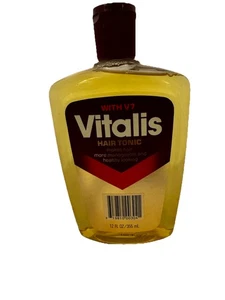 Vitalis V7 Hair Tonic Original Formula Dihydroabietyl Alcohol 13oz (1987) - Bild 1 von 8