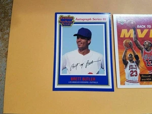 Brett Butler Los Angeles Dodgers 1992 Jumbo Sunflower Seeds Oversize Blue Border - Picture 1 of 2