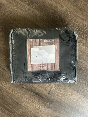 Brooklyn Loom Twin/XL Twin Black 3 Piece NEW Soft Machine Wash Cotton - Image 1 of 4