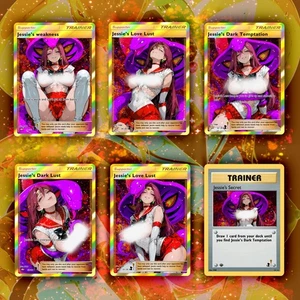 Team rocket’s Sailor Jessie Trainer Full Art Waifu Collectable Card - E Variant - Picture 1 of 7