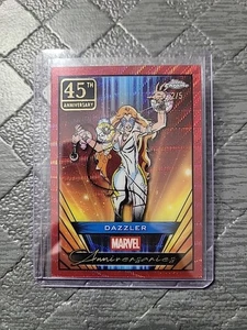 Dazzler 45th Anniversary - Red Wave Refractor 2/5 2025 Topps Chrome Marvel - Bild 1 von 2