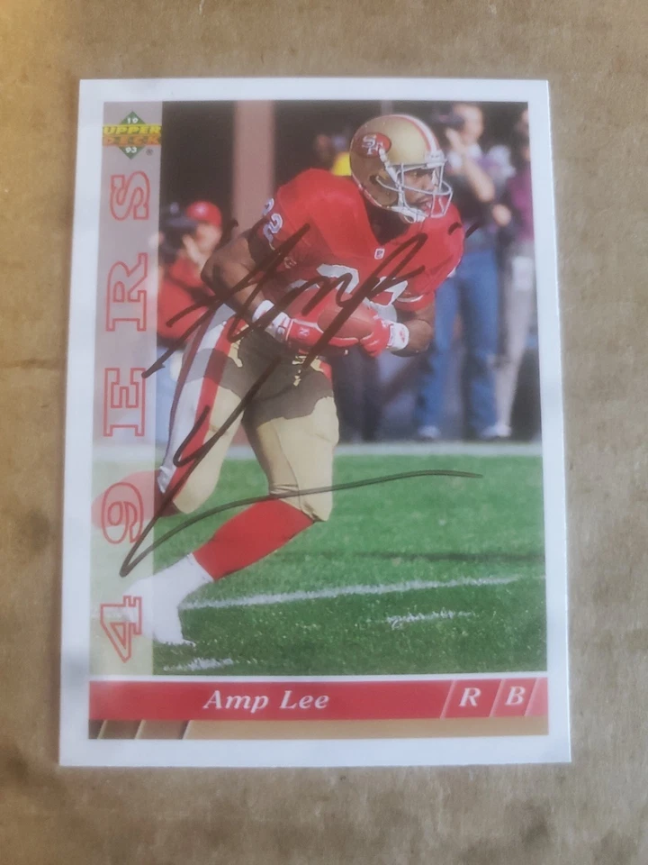 1993 Upper Deck Amp Lee IP Auto Autograph San Francisco 49ers !!! - Image 1 of 2