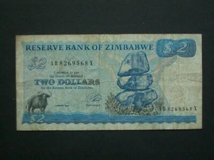 **Billete decente Zimbabwe de $2 ""NVF""*** - Imagen 1 de 10