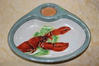 Rare Vintage Collectable Large Noritake  Luster Lobster Bowl plate - image 1 of 4